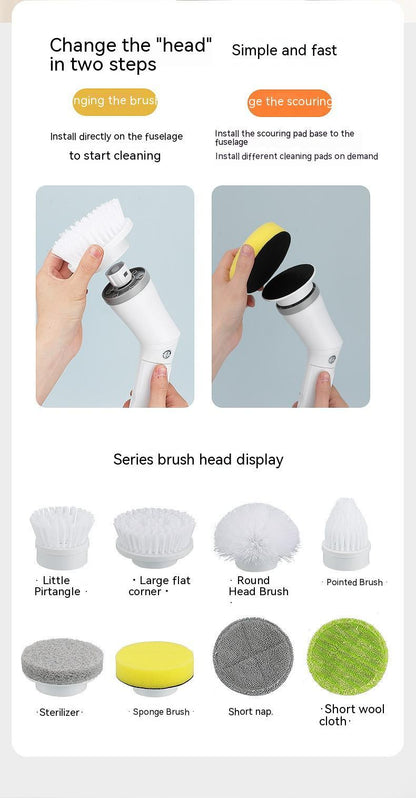 Electric Wall Cleaning Scrubber